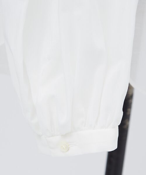 DESIGNWORKS / デザインワークス シャツ・ブラウス | コットンボイルギャザースリーブシャツ | 詳細12