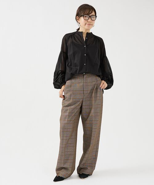 DESIGNWORKS / デザインワークス シャツ・ブラウス | コットンボイルギャザースリーブシャツ | 詳細15