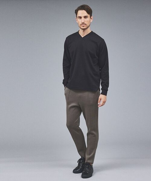 DESIGNWORKS / デザインワークス Tシャツ | 【超度詰】微起毛 スムース Ｖネック ロングＴシャツ | 詳細9