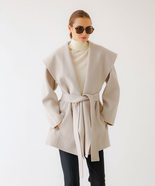 DESIGNWORKS / デザインワークス その他アウター | ダブルフェイスハーフ丈コート | 詳細7