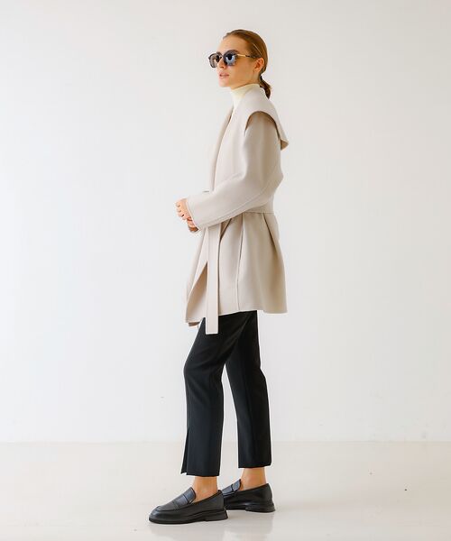 DESIGNWORKS / デザインワークス その他アウター | ダブルフェイスハーフ丈コート | 詳細9