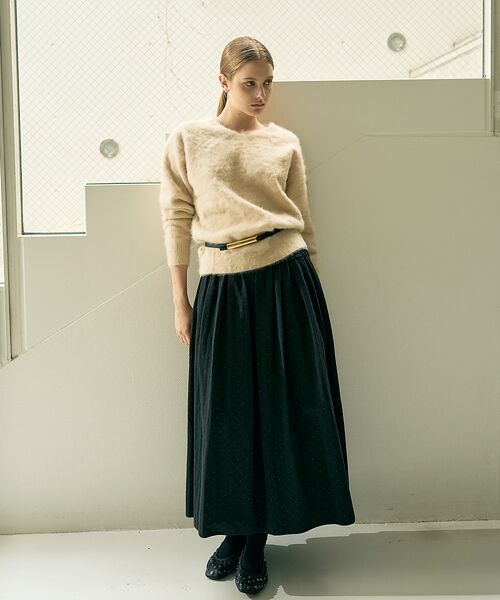 DESIGNWORKS / デザインワークス ニット・セーター | ファー加工Vネックニット | 詳細17