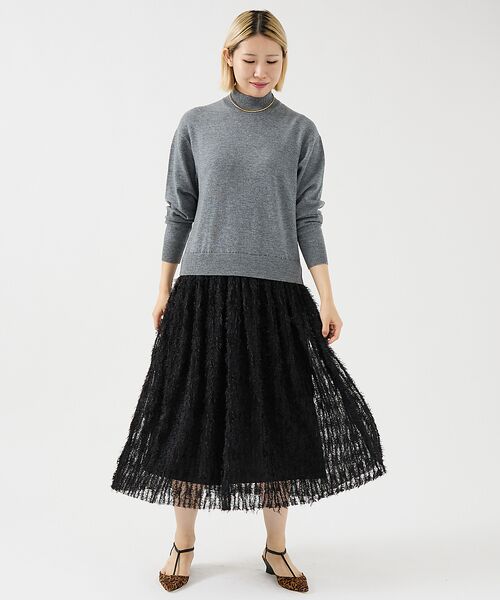 DESIGNWORKS / デザインワークス ワンピース | チュールフリルニットワンピース | 詳細5