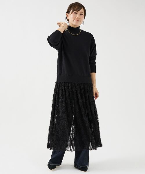 DESIGNWORKS / デザインワークス ワンピース | チュールフリルニットワンピース | 詳細22