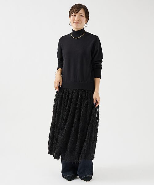 DESIGNWORKS / デザインワークス ワンピース | チュールフリルニットワンピース | 詳細23