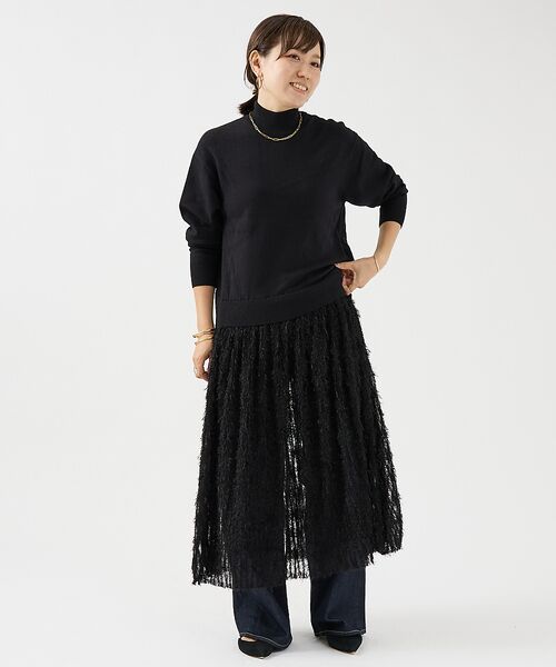 DESIGNWORKS / デザインワークス ワンピース | チュールフリルニットワンピース | 詳細24