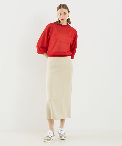 DESIGNWORKS / デザインワークス ロング・マキシ丈スカート | キュプラフレアスカート | 詳細9