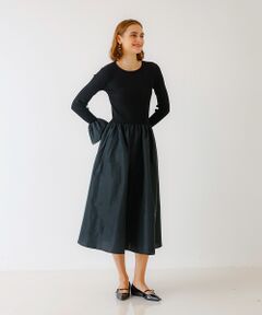 DESIGNWORKS / デザインワークス ワンピース | リブニットコンビワンピース