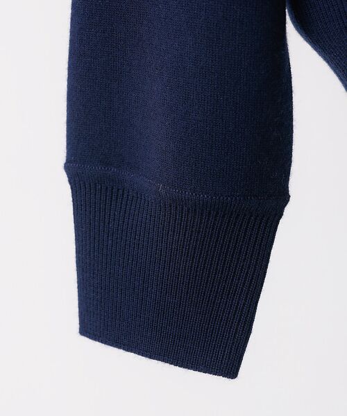 DESIGNWORKS / デザインワークス カーディガン・ボレロ | ダブルフェイスクルーネックカーディガン | 詳細21