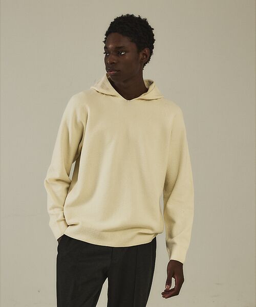 DESIGNWORKS / デザインワークス ニット・セーター | 【ハイパーストレッチ】ホール ガーメント パーカー | 詳細3