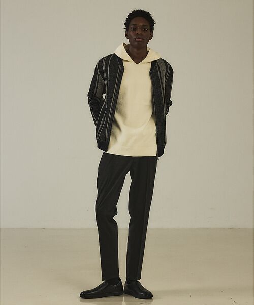 DESIGNWORKS / デザインワークス ニット・セーター | 【ハイパーストレッチ】ホール ガーメント パーカー | 詳細4