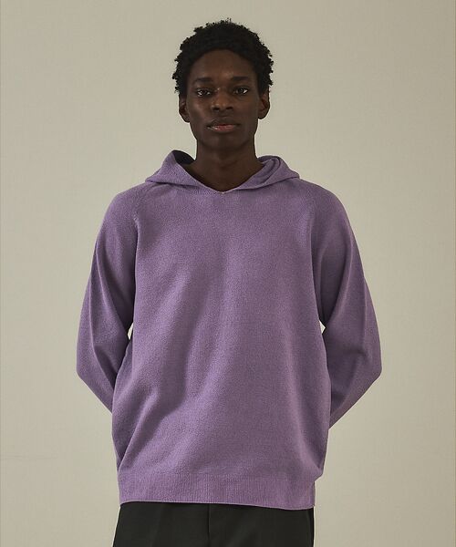 DESIGNWORKS / デザインワークス ニット・セーター | 【ハイパーストレッチ】ホール ガーメント パーカー | 詳細7