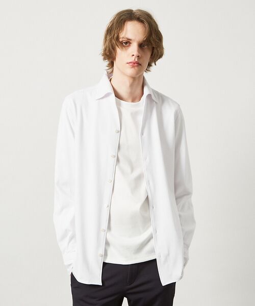 DESIGNWORKS / デザインワークス シャツ・ブラウス | 【シルクタッチ】パール ワンピース カラー シャツ | 詳細4