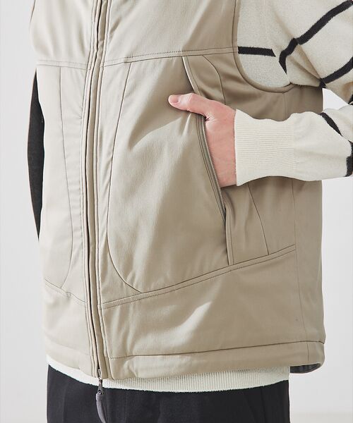 DESIGNWORKS / デザインワークス ダウンジャケット・ベスト | 【軽量/ストレッチ】シャンブレー 中綿 ベスト | 詳細6