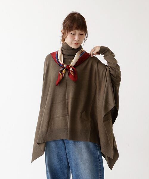 DESIGNWORKS / デザインワークス ニット・セーター | タートルネックポンチョ | 詳細2