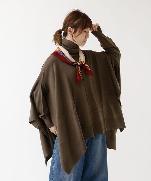 DESIGNWORKS / デザインワークス ニット・セーター | タートルネックポンチョ | 詳細3