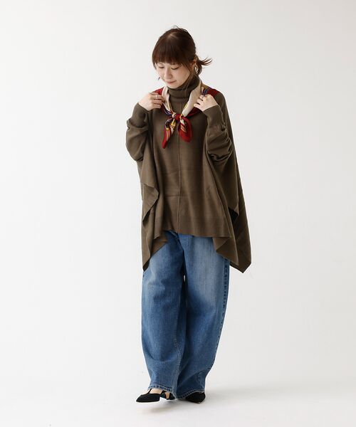 DESIGNWORKS / デザインワークス ニット・セーター | タートルネックポンチョ | 詳細5