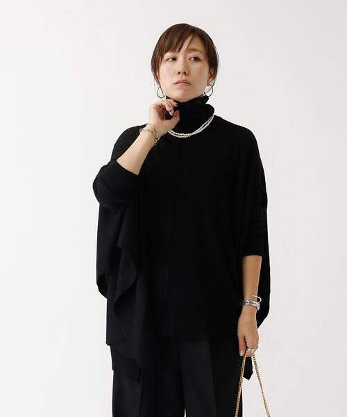 DESIGNWORKS / デザインワークス ニット・セーター | タートルネックポンチョ | 詳細14