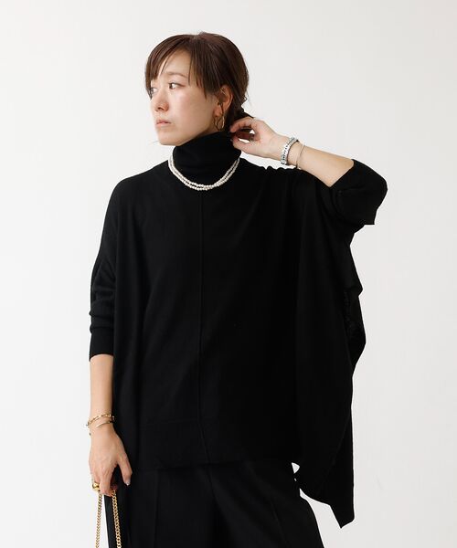 DESIGNWORKS / デザインワークス ニット・セーター | タートルネックポンチョ | 詳細15