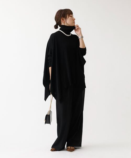 DESIGNWORKS / デザインワークス ニット・セーター | タートルネックポンチョ | 詳細16