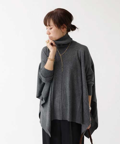 DESIGNWORKS / デザインワークス ニット・セーター | タートルネックポンチョ | 詳細19