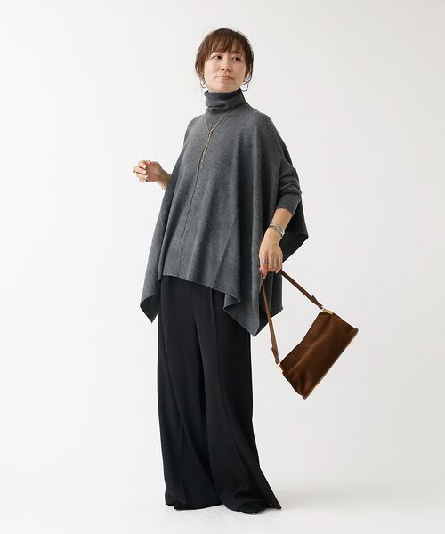 DESIGNWORKS / デザインワークス ニット・セーター | タートルネックポンチョ | 詳細21