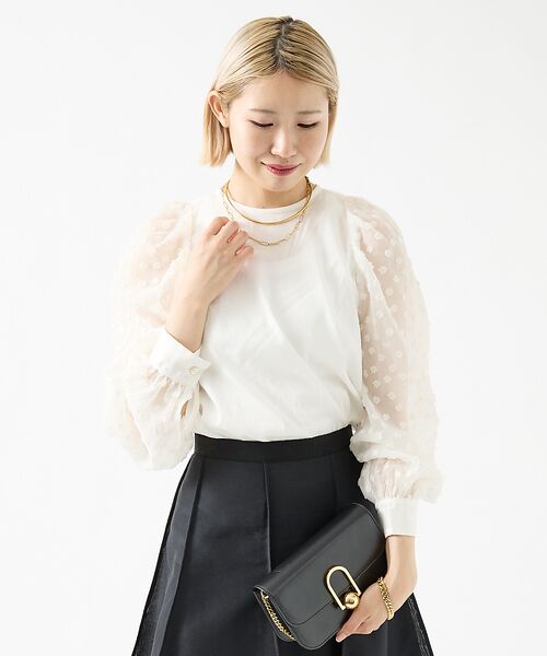 DESIGNWORKS / デザインワークス シャツ・ブラウス | ソアコティオーガンジーブラウス | 詳細6