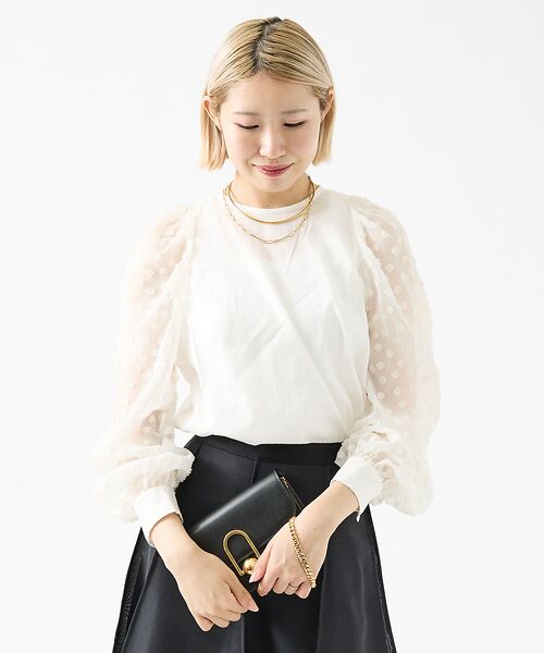 DESIGNWORKS / デザインワークス シャツ・ブラウス | ソアコティオーガンジーブラウス | 詳細7