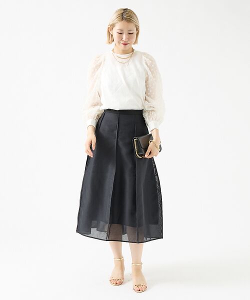 DESIGNWORKS / デザインワークス シャツ・ブラウス | ソアコティオーガンジーブラウス | 詳細9