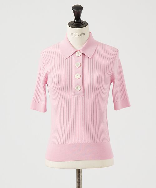 DESIGNWORKS / デザインワークス ポロシャツ | ワイドリブポロニット | 詳細4