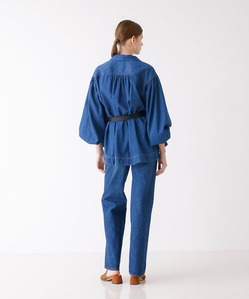 DESIGNWORKS / デザインワークス シャツ・ブラウス | デニムチュニックブラウス | 詳細4