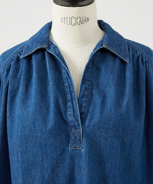 DESIGNWORKS / デザインワークス シャツ・ブラウス | デニムチュニックブラウス | 詳細7