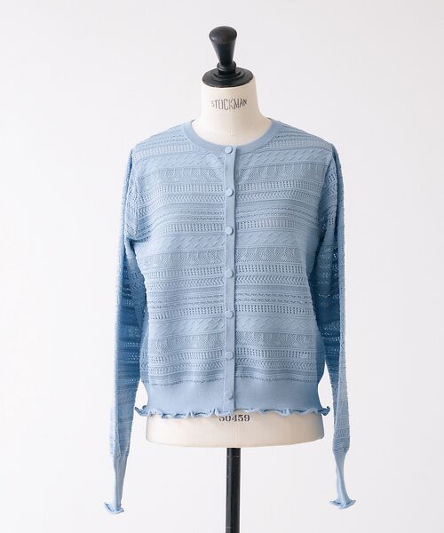 DESIGNWORKS / デザインワークス カーディガン・ボレロ | 透かし編みカーディガン | 詳細7