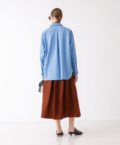 DESIGNWORKS / デザインワークス ミニ・ひざ丈スカート | サテンフレアスカート | 詳細6