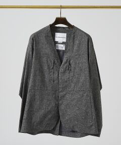 DESIGNWORKS / デザインワークス ノーカラージャケット | 【White Mountaineering】 インフィニウム ノーカラージャケッ