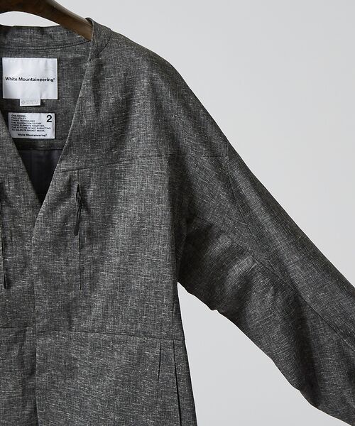 DESIGNWORKS / デザインワークス ノーカラージャケット | 【White Mountaineering】 インフィニウム ノーカラージャケッ | 詳細7