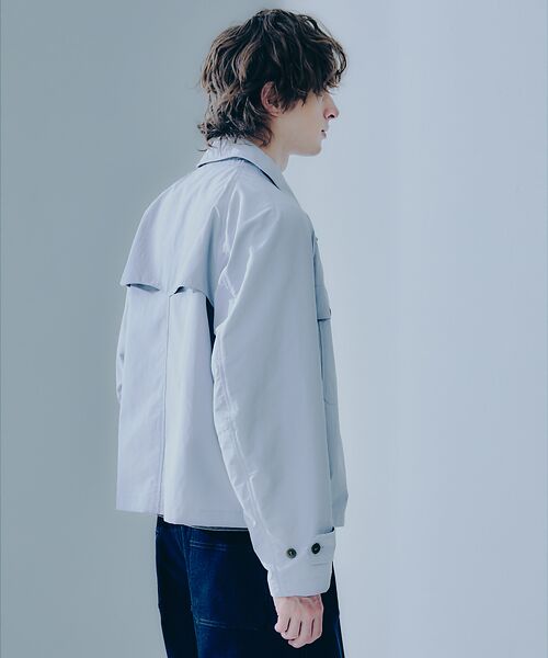 DESIGNWORKS / デザインワークス ブルゾン | 【テクニカルファブリック】クルーザー シャツ ジャケット | 詳細7