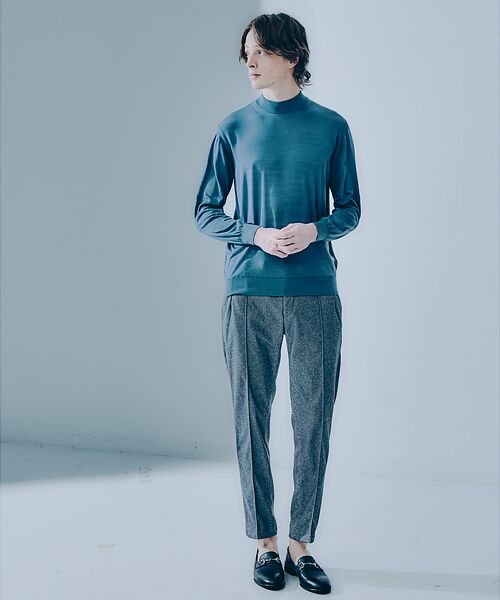 DESIGNWORKS / デザインワークス ニット・セーター | シルク モックネック プルオーバーニット | 詳細5