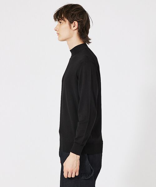DESIGNWORKS / デザインワークス ニット・セーター | シルク モックネック プルオーバーニット | 詳細8