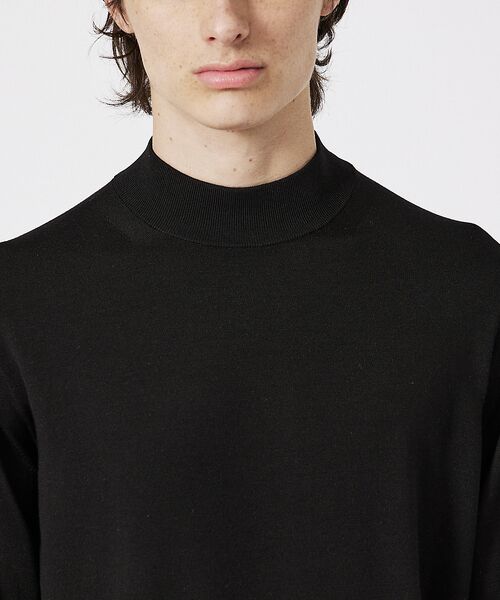 DESIGNWORKS / デザインワークス ニット・セーター | シルク モックネック プルオーバーニット | 詳細10
