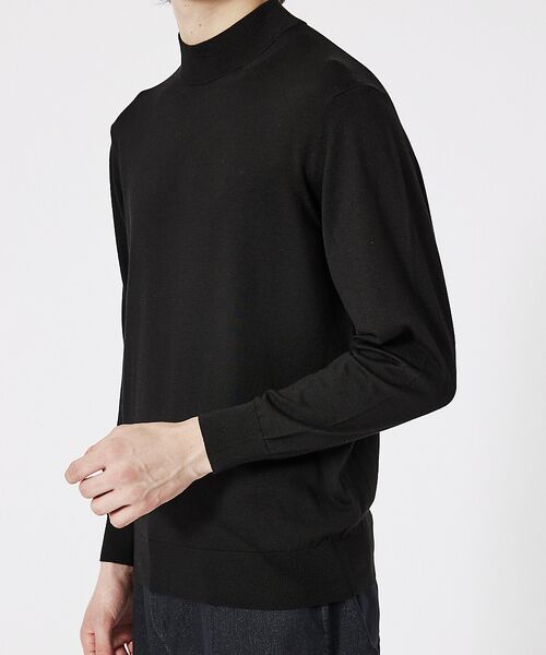 DESIGNWORKS / デザインワークス ニット・セーター | シルク モックネック プルオーバーニット | 詳細11