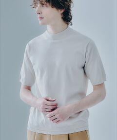 DESIGNWORKS / デザインワークス ニット・セーター | ハイツイスト モックネック 半袖ニット