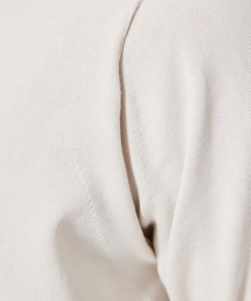 DESIGNWORKS / デザインワークス ニット・セーター | ハイツイスト モックネック 半袖ニット | 詳細1