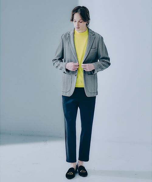 DESIGNWORKS / デザインワークス ニット・セーター | ハイツイスト モックネック 半袖ニット | 詳細6