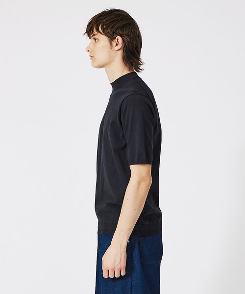 DESIGNWORKS / デザインワークス ニット・セーター | ハイツイスト モックネック 半袖ニット | 詳細7