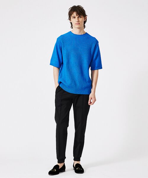 DESIGNWORKS / デザインワークス パンツ | 【セットアップ対応】ストレッチ ポンチ ピンタック ジョグパンツ | 詳細13