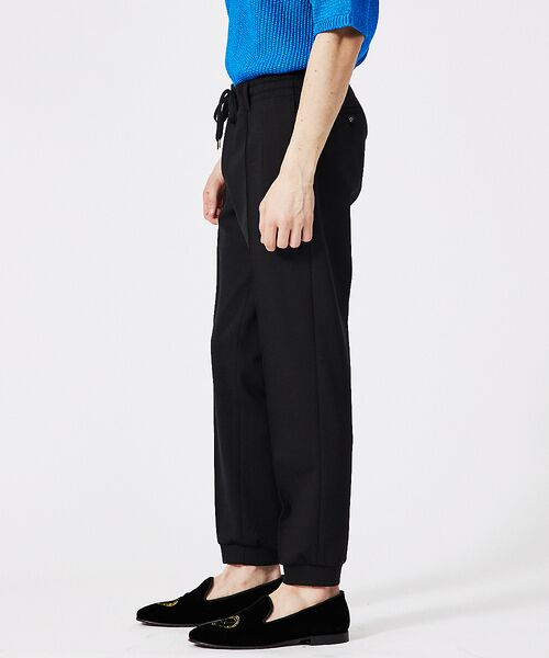 DESIGNWORKS / デザインワークス パンツ | 【セットアップ対応】ストレッチ ポンチ ピンタック ジョグパンツ | 詳細5