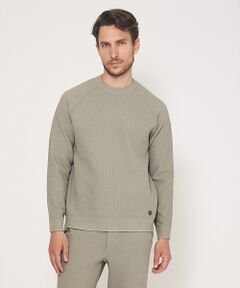 DESIGNWORKS / デザインワークス ニット・セーター | 【セットアップ対応】リンクス柄 ニット クルーネック プルオーバー