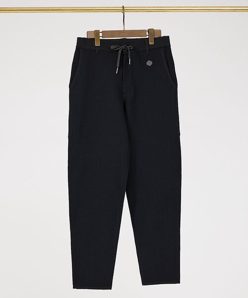 DESIGNWORKS / デザインワークス スラックス・ドレスパンツ | 【セットアップ対応】リンクス柄 ニット イージー スラックス / パンツ(ブラック)