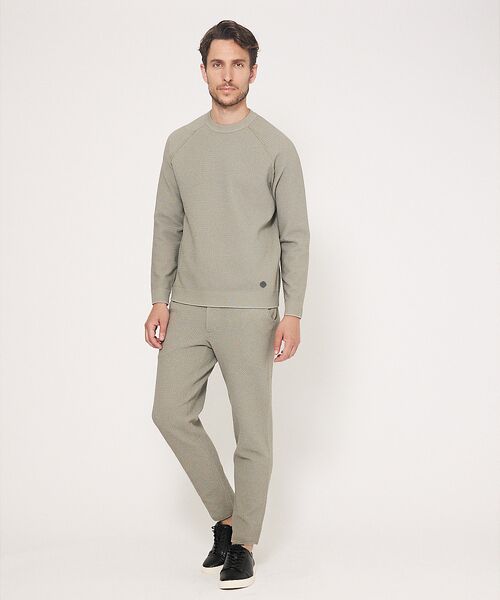 DESIGNWORKS / デザインワークス スラックス・ドレスパンツ | 【セットアップ対応】リンクス柄 ニット イージー スラックス / パンツ | 詳細7